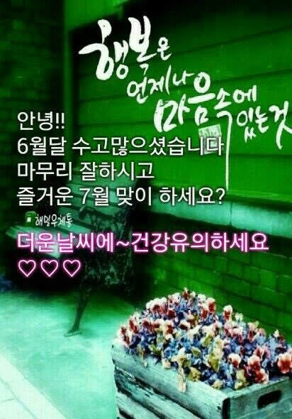 칠월 이미지