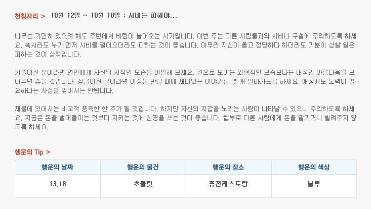 산수도인 주간 별자리 운세 (10월 12일 ~ 10월 18일) | 인스티즈