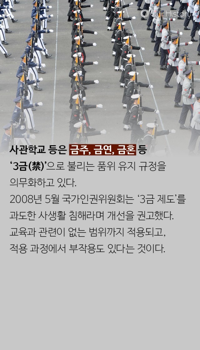 여자친구랑 뭐했나? 말많은 사관학교 3금제도 | 인스티즈