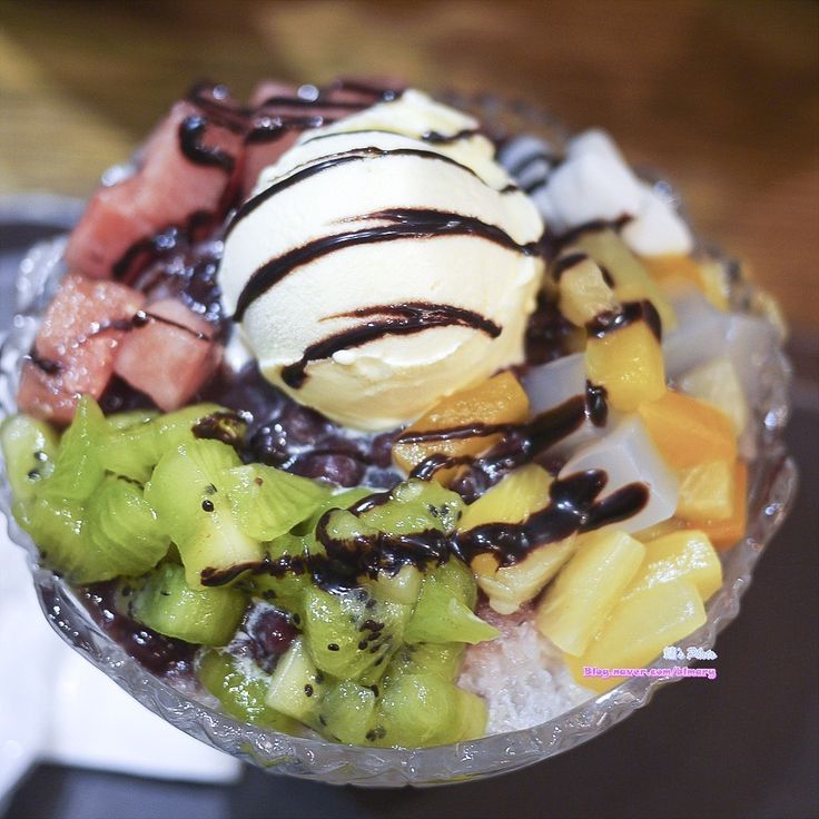빙수의 기본 과일팥빙수 | 인스티즈