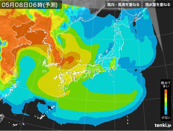 [미세먼지] 48시간 미세먼지 예보 (5/6 12:00 ~ 5/8 12:00) | 인스티즈