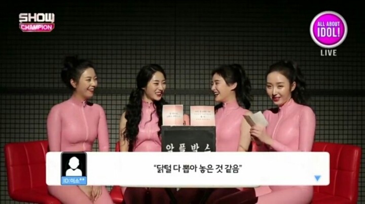 쇼챔피언 걸그룹 악플박스.jpg | 인스티즈
