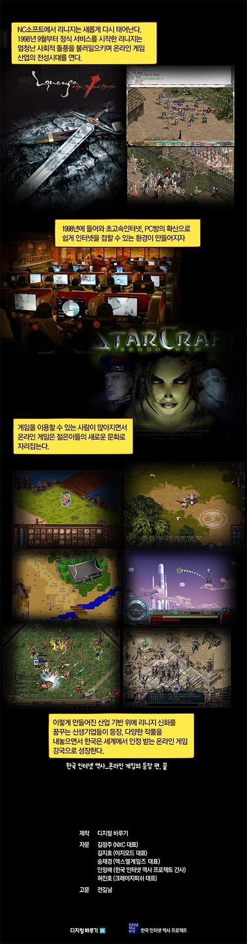한국 인터넷의 역사 - 온라인게임의 등장.Manhwa | 인스티즈