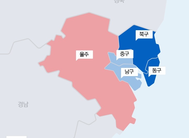 현재 경남권 선거지도 | 인스티즈