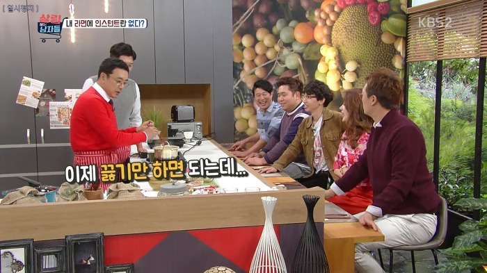 김남주와 김승우가 술 마실 때 먹는다는 김승우의 주안상 라면.jpg | 인스티즈
