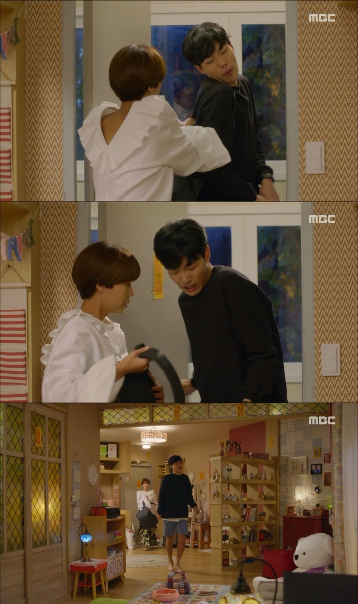 [운빨로맨스] 다짜고짜 보늬(황정음) 집을 찾아간 집 없는 수호(류준열).jpgif | 인스티즈