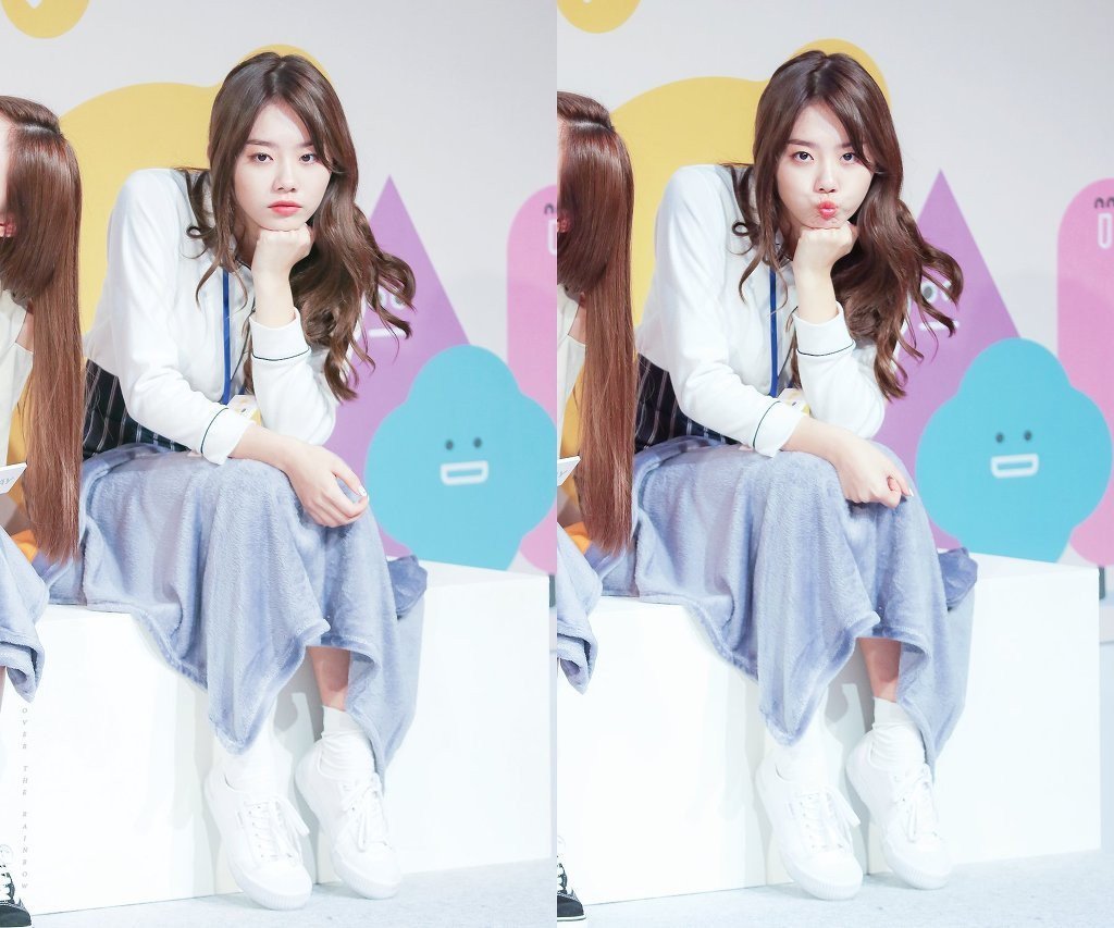 아이오아이 김소혜 앞머리 있vs없 | 인스티즈