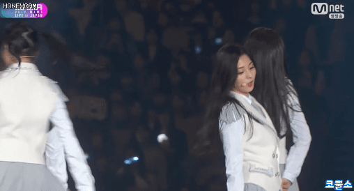 오늘 MAMA 프로미스 이나경.GIF | 인스티즈