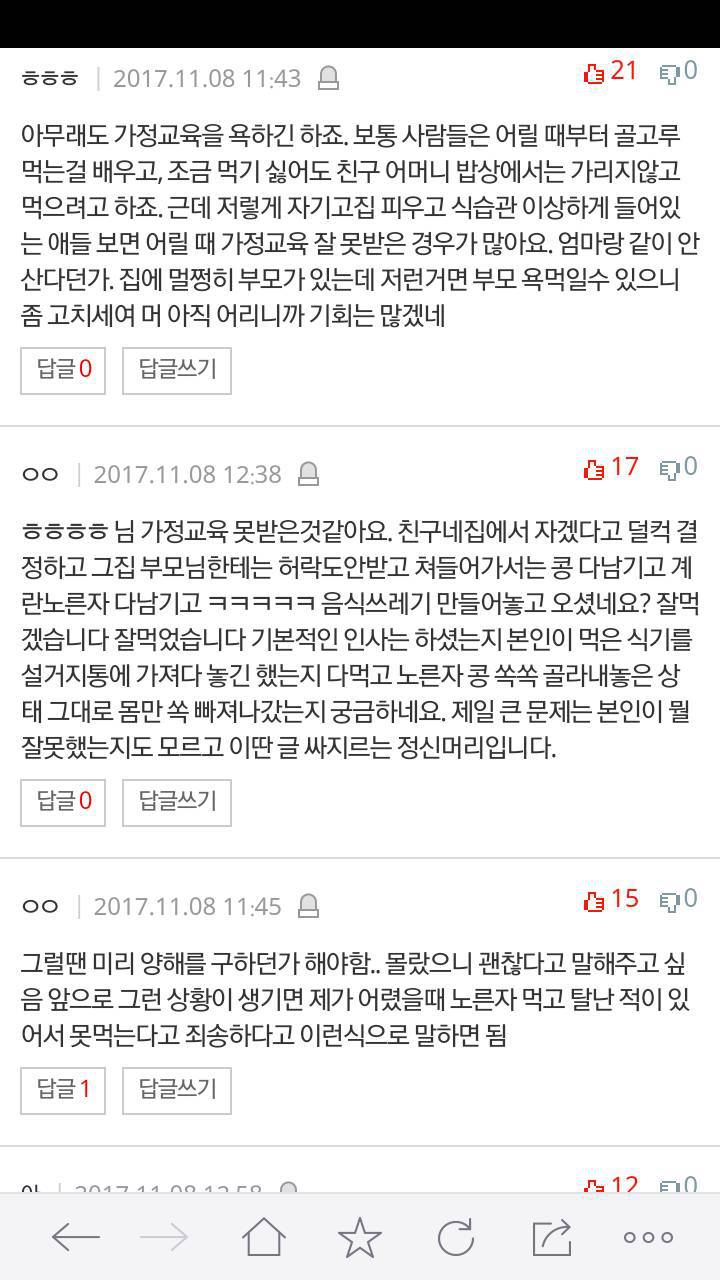이 나이에 편식하는 게 그리 욕먹을 일인가요... | 인스티즈