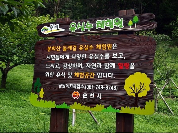 봉화산 유아숲체험원 이미지