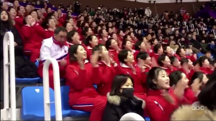 북한 응원단을 조롱하는 미국 ABC 토크쇼 | 인스티즈