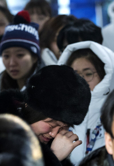 눈물 바다된 단일팀 이별하는 날 | 인스티즈