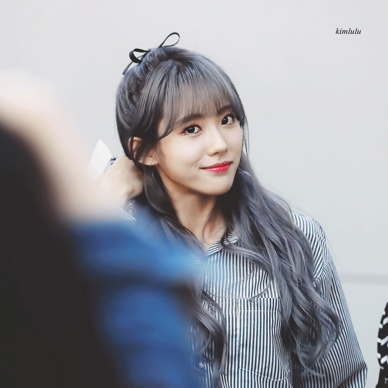 애쉬그래이머리가 잘어울리는 우주소녀 루다.jpgif | 인스티즈