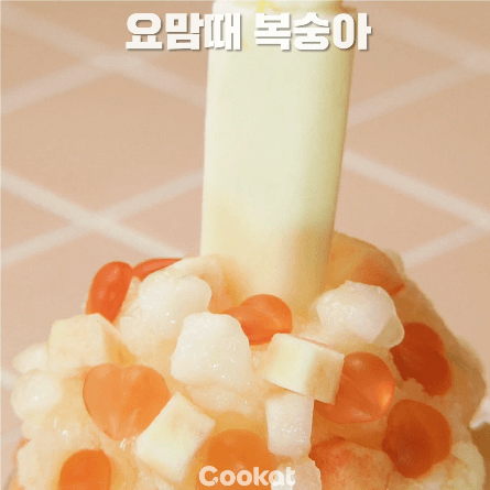 복숭아빙수 만드는과정 | 인스티즈