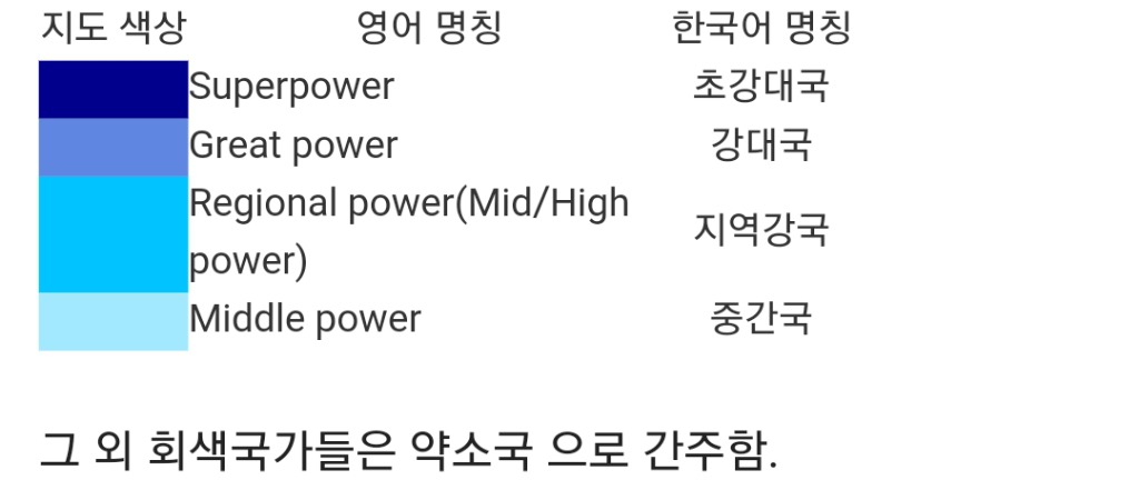 세계 국력 지도.jpg | 인스티즈