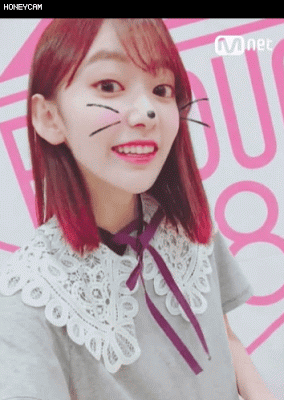 [프듀48] 윙크 진짜 심각할정도로 못하는 사쿠라 | 인스티즈