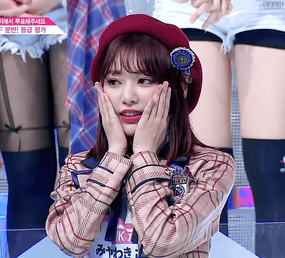 프듀48 1화 미야와키 사쿠라.gif | 인스티즈